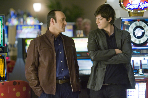 Still of Kevin Spacey and Jim Sturgess in 21 (2008)