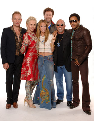 Sting, Sheryl Crow, Will Ferrell, Billy Joel, Lenny Kravitz and Trudie Styler