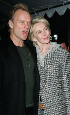 Sting and Trudie Styler at event of Derailed (2005)