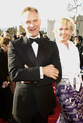 Sting and Trudie Styler