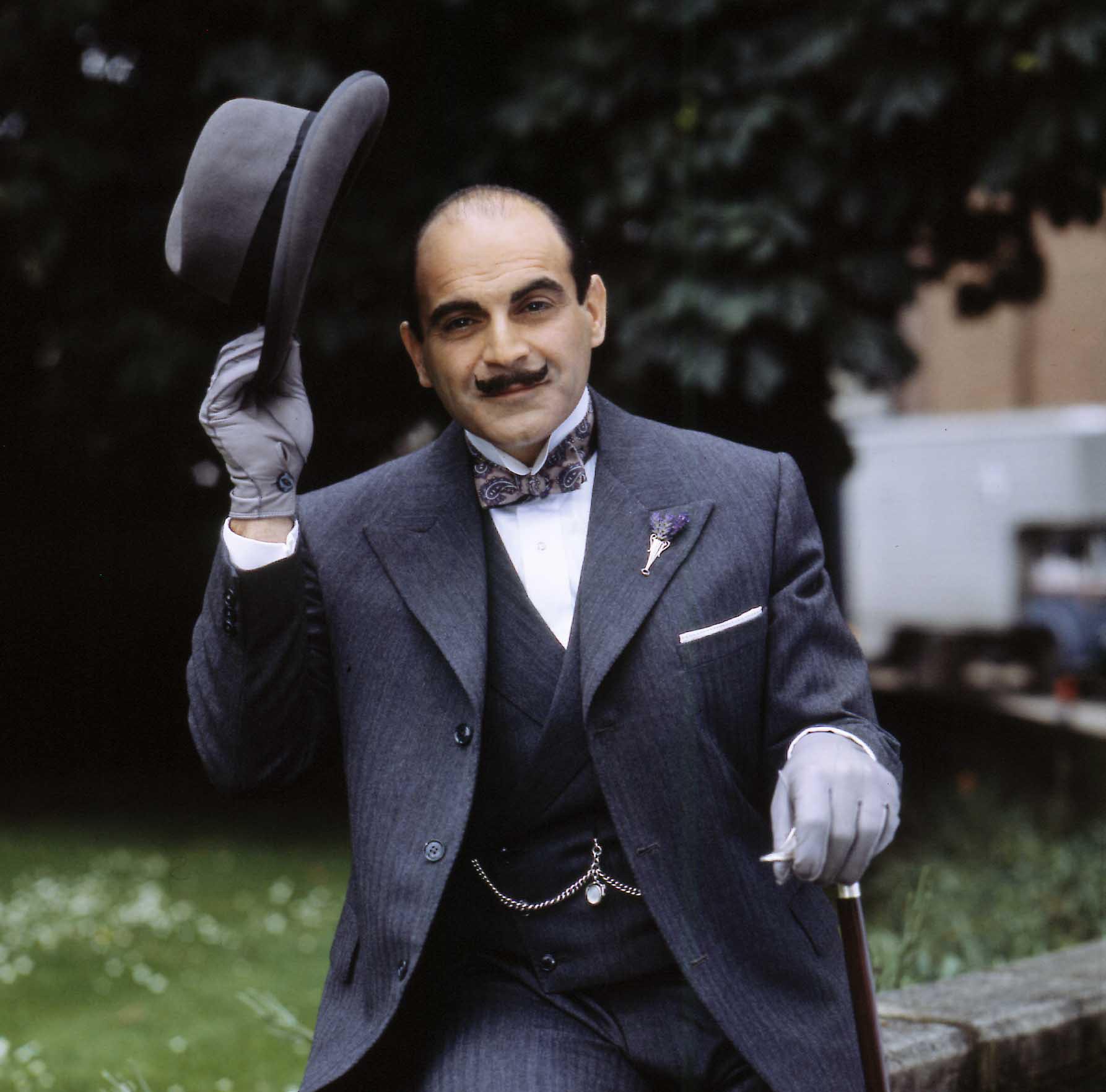 Still of David Suchet in Agatha Christie's Poirot (1989)