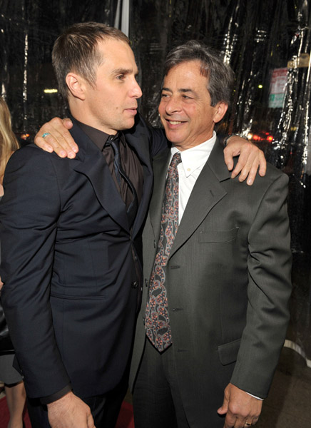 Sam Rockwell and Andrew Sugerman at the premiere of 