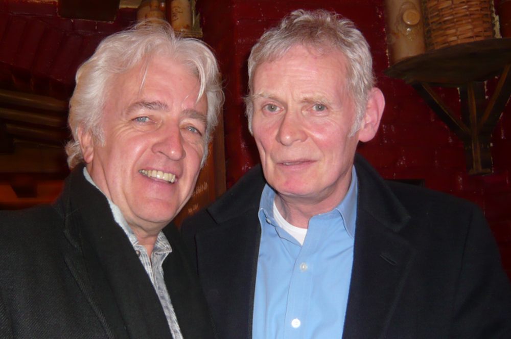 Chris Sullivan and Karl Johnson in London, 2008.