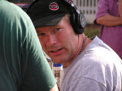 2001 MANIACS director/co-writer Tim Sullivan calls the shot on location in Westville, Georgia