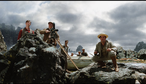Still of Adrien Brody, Colin Hanks, Jack Black and John Sumner in King Kong (2005)
