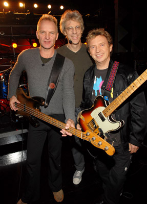 Sting, Stewart Copeland and Andy Summers