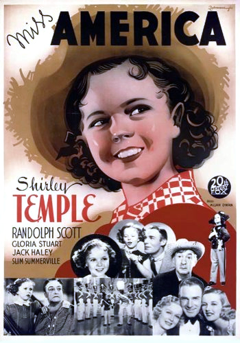Randolph Scott, Shirley Temple, Gloria Stuart, Phyllis Brooks, Slim Summerville and Helen Westley in Rebecca of Sunnybrook Farm (1938)