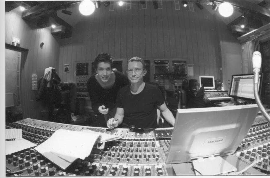 Recording at RMV - Benny Anderson Studio in Stockholm. April 2013
