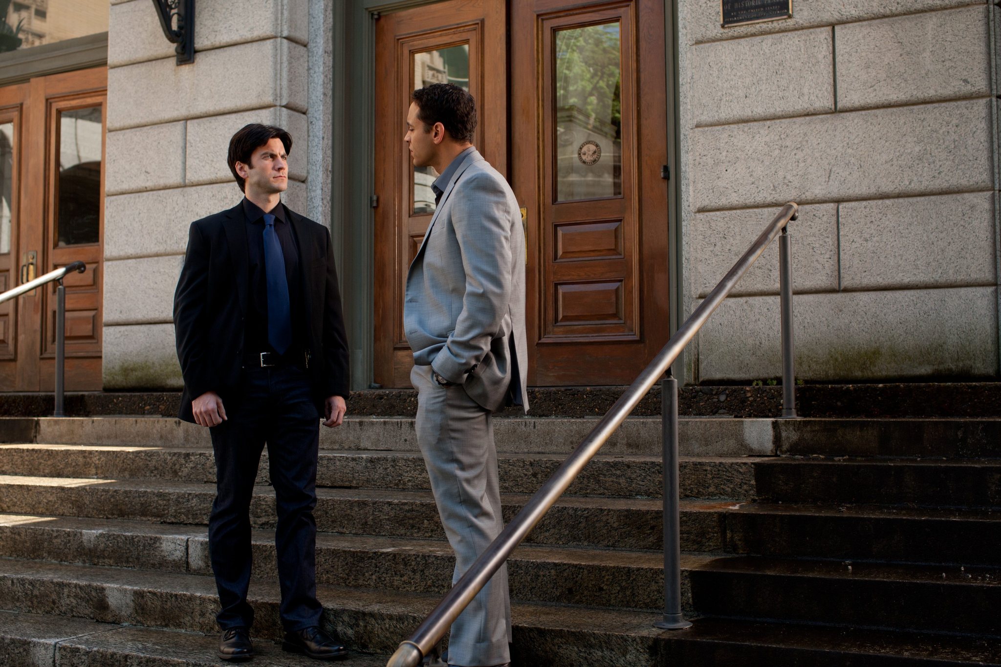 Still of Wes Bentley and Daniel Sunjata in 12 vilties valandu (2012)