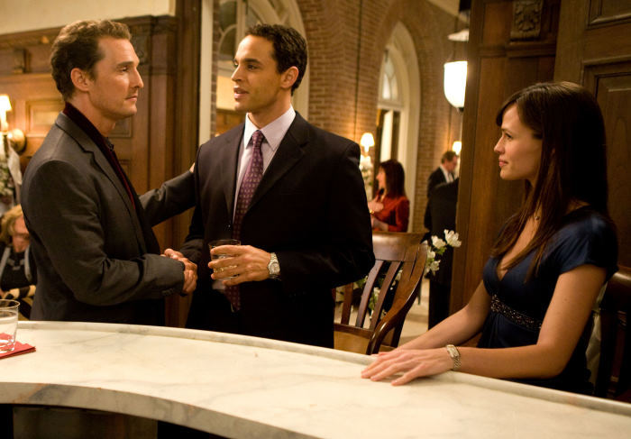 Still of Matthew McConaughey, Jennifer Garner and Daniel Sunjata in Ghosts of Girlfriends Past (2009)