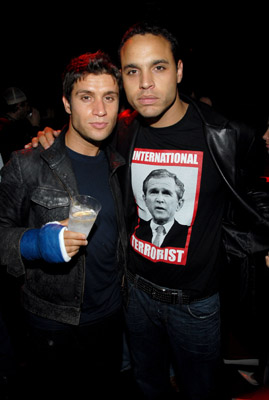 Daniel Sunjata and Michael Lombardi