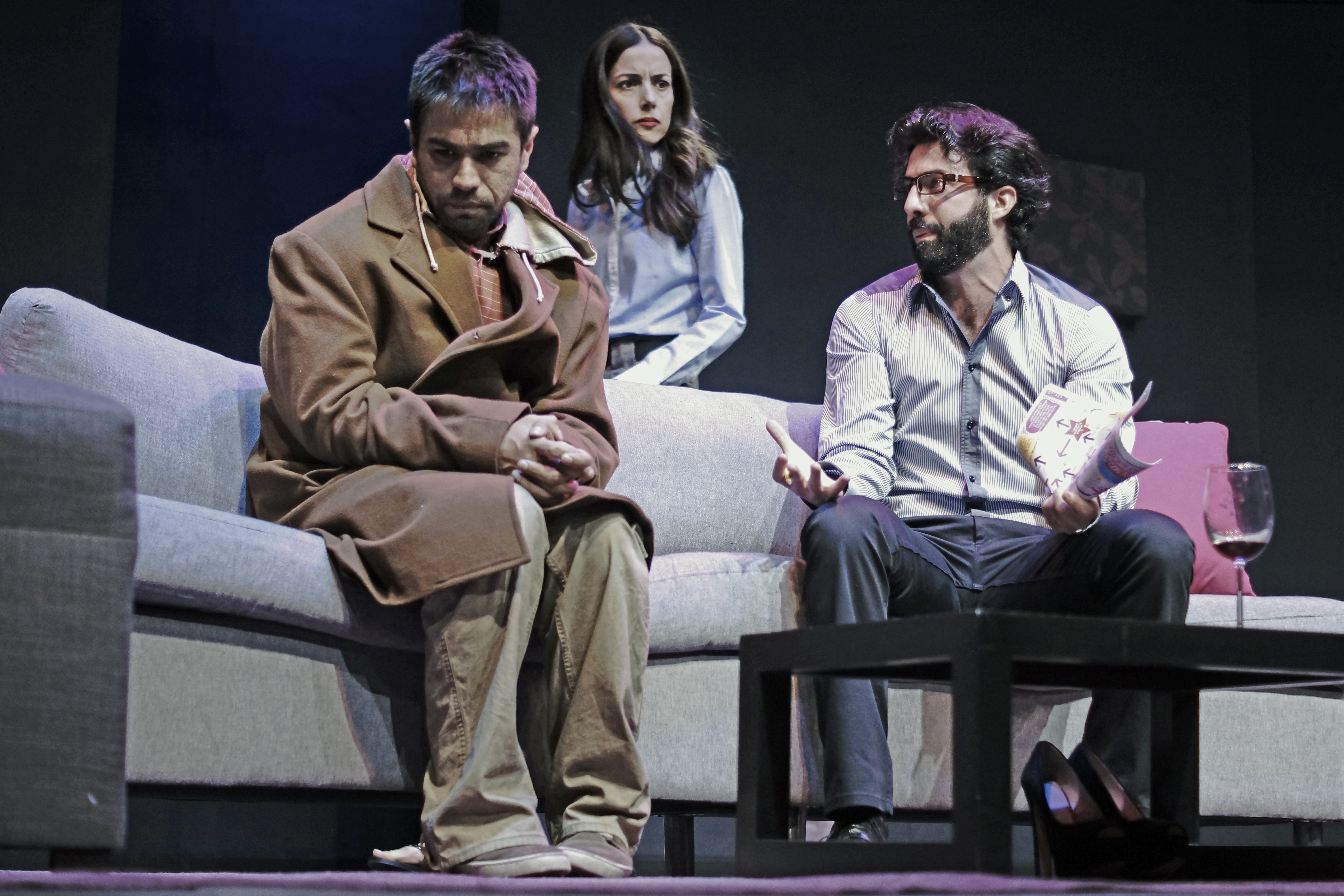 Cecilia Suárez, Luis Rosales and Pablo Cruz-Guerrero in Stage Play: Love Song