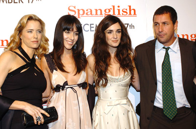 Téa Leoni, Adam Sandler, Cecilia Suárez and Paz Vega at event of Spanglish (2004)