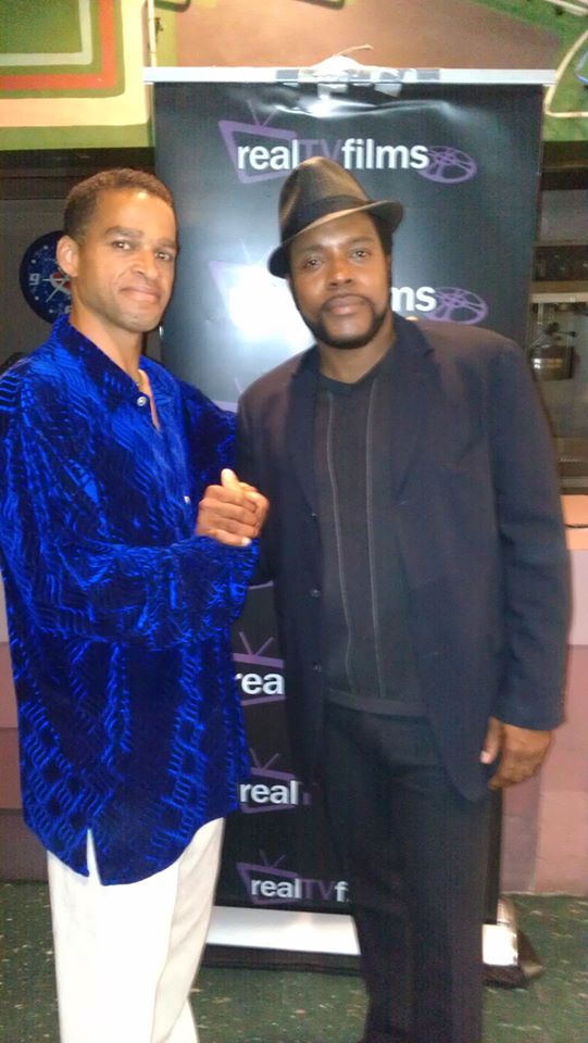 With actor Chad Coleman at Real TV Film Screening event