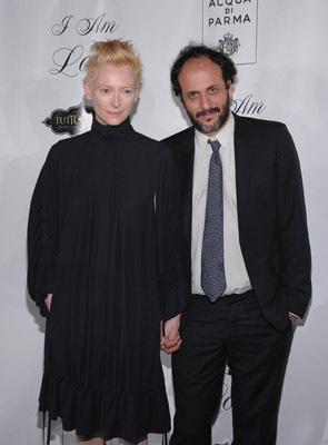 Luca Guadagnino and Tilda Swinton at event of Io sono l'amore (2009)