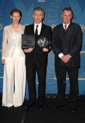 Tony Gilroy, Tilda Swinton and Tom Wilkinson