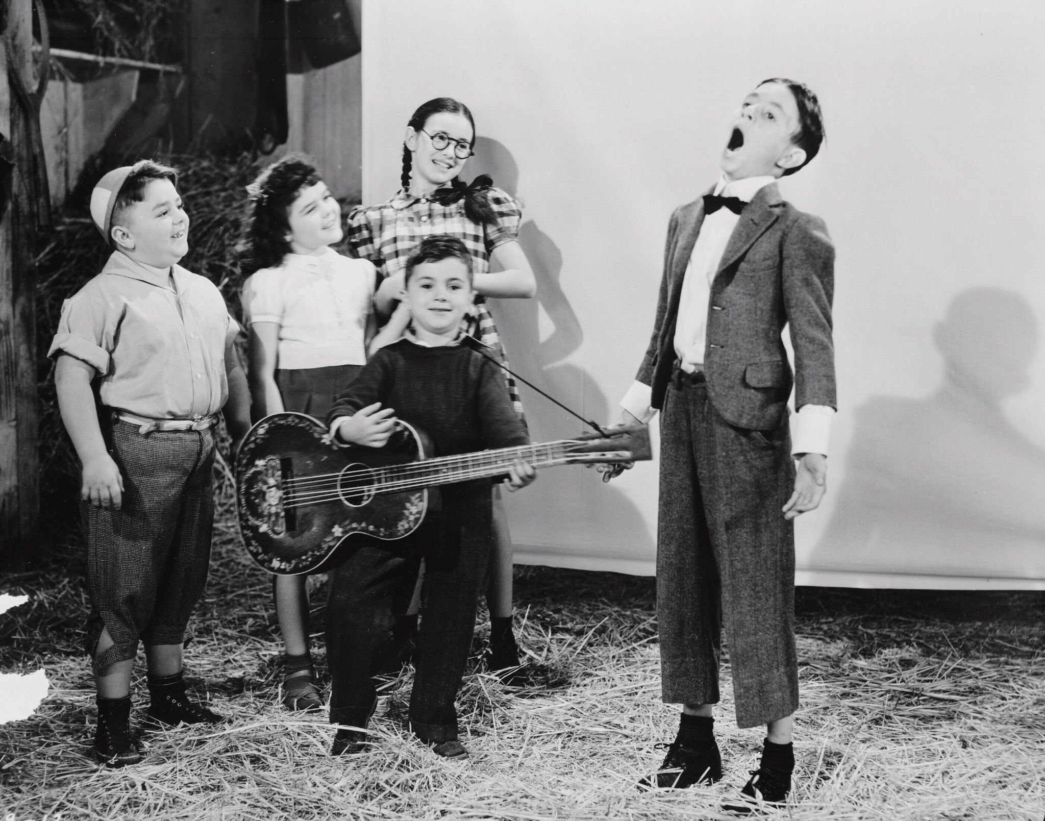 Robert Blake, Darla Hood and Carl 'Alfalfa' Switzer