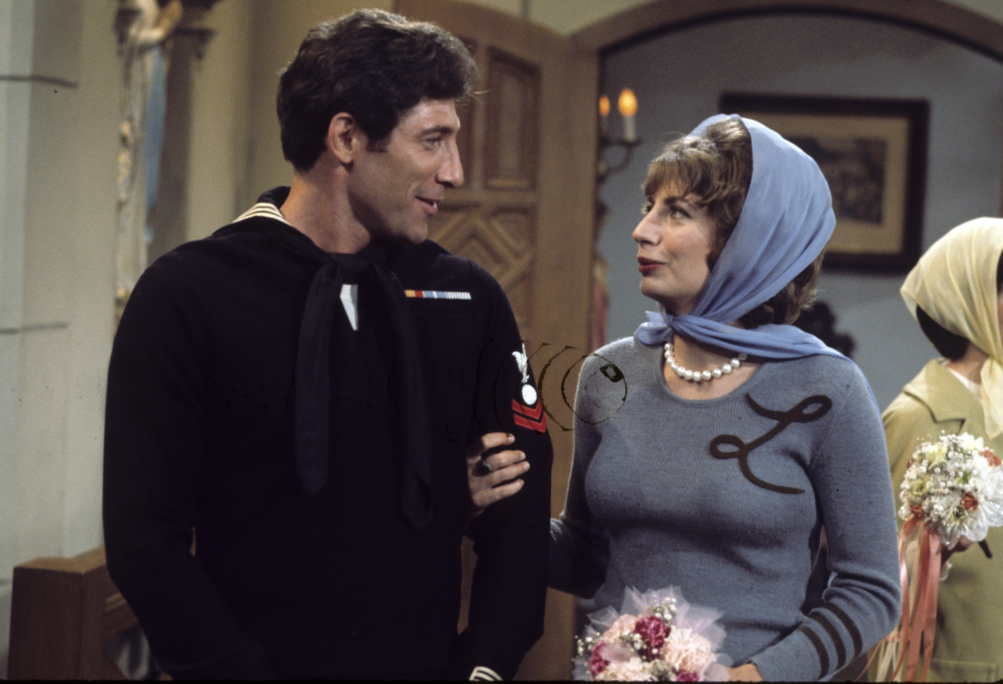 Still of Penny Marshall and Paul Sylvan in Laverne & Shirley (1976)