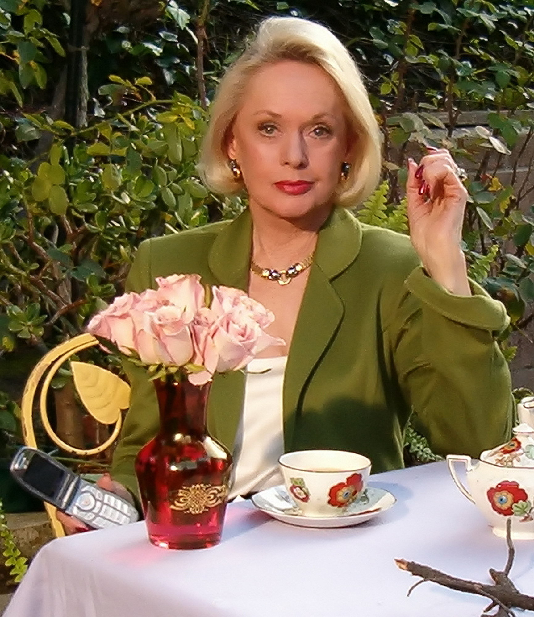 Tippi Hedren in Her Morbid Desires, a segment in The Boneyard Collection.