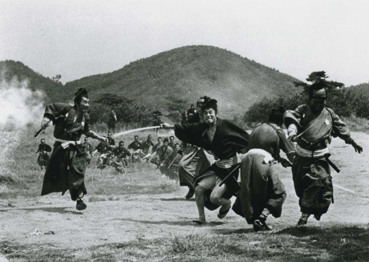 Still of Mikijirô Hira, Isamu Nagato and Tetsurô Tanba in Sanbiki no samurai (1964)