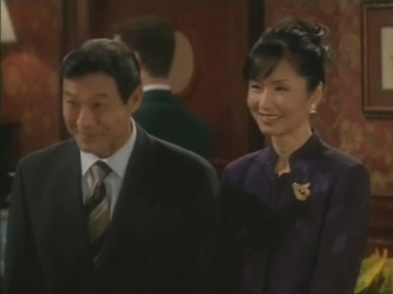 Still of Mariko Takai as Mori Yamamoto with James Saito in 