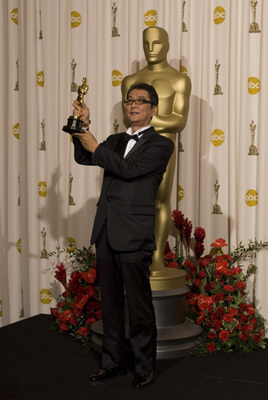 Academy Award®-winner Yojiro Takita backstage at the 81st Academy Awards® are presented live on the ABC Television network from The Kodak Theatre in Hollywood, CA, Sunday, February 22, 2009.