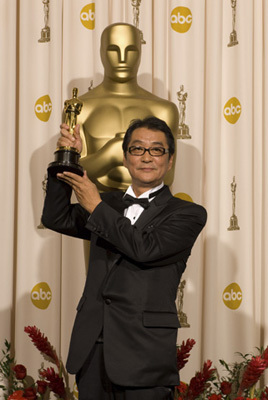 Academy Award®-winner Yojiro Takita backstage at the 81st Academy Awards® are presented live on the ABC Television network from The Kodak Theatre in Hollywood, CA, Sunday, February 22, 2009.