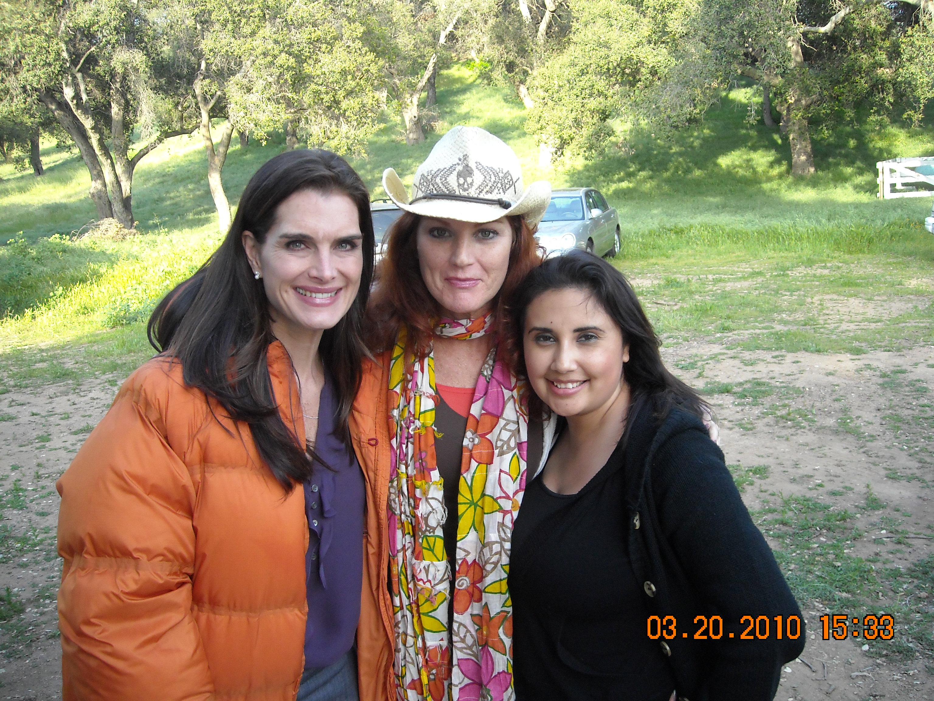 with Brooke Shields
