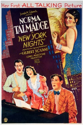 Roscoe Karns, Gilbert Roland and Norma Talmadge in New York Nights (1929)