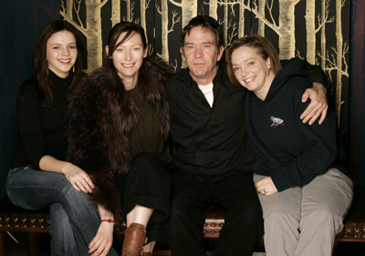 Timothy Hutton, Hilary Brougher, Tilda Swinton and Amber Tamblyn at event of Stephanie Daley (2006)