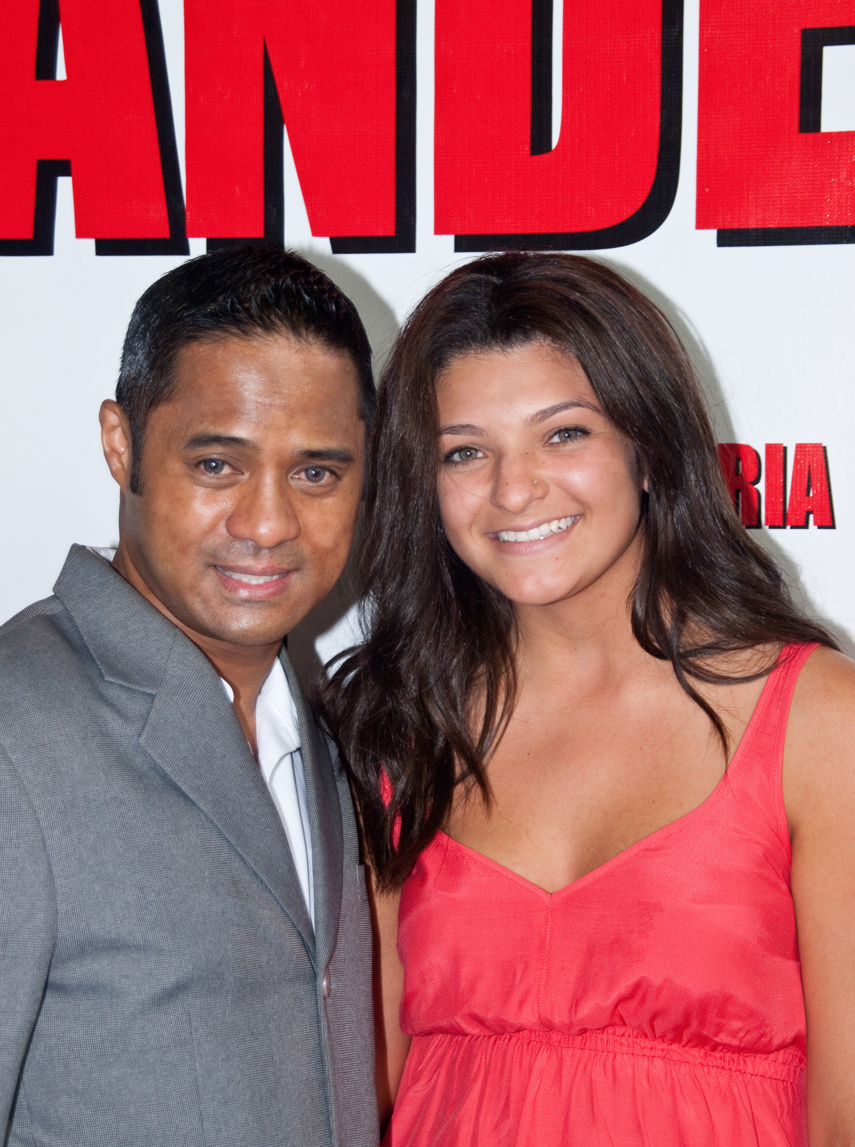Tyrone Tann and Delanie Armstrong attending World Premiere of Lavanderia.