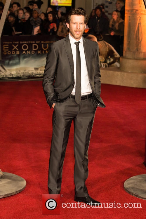 Andrew Tarbet at the world premiere of Exodus: Gods and Kings in London