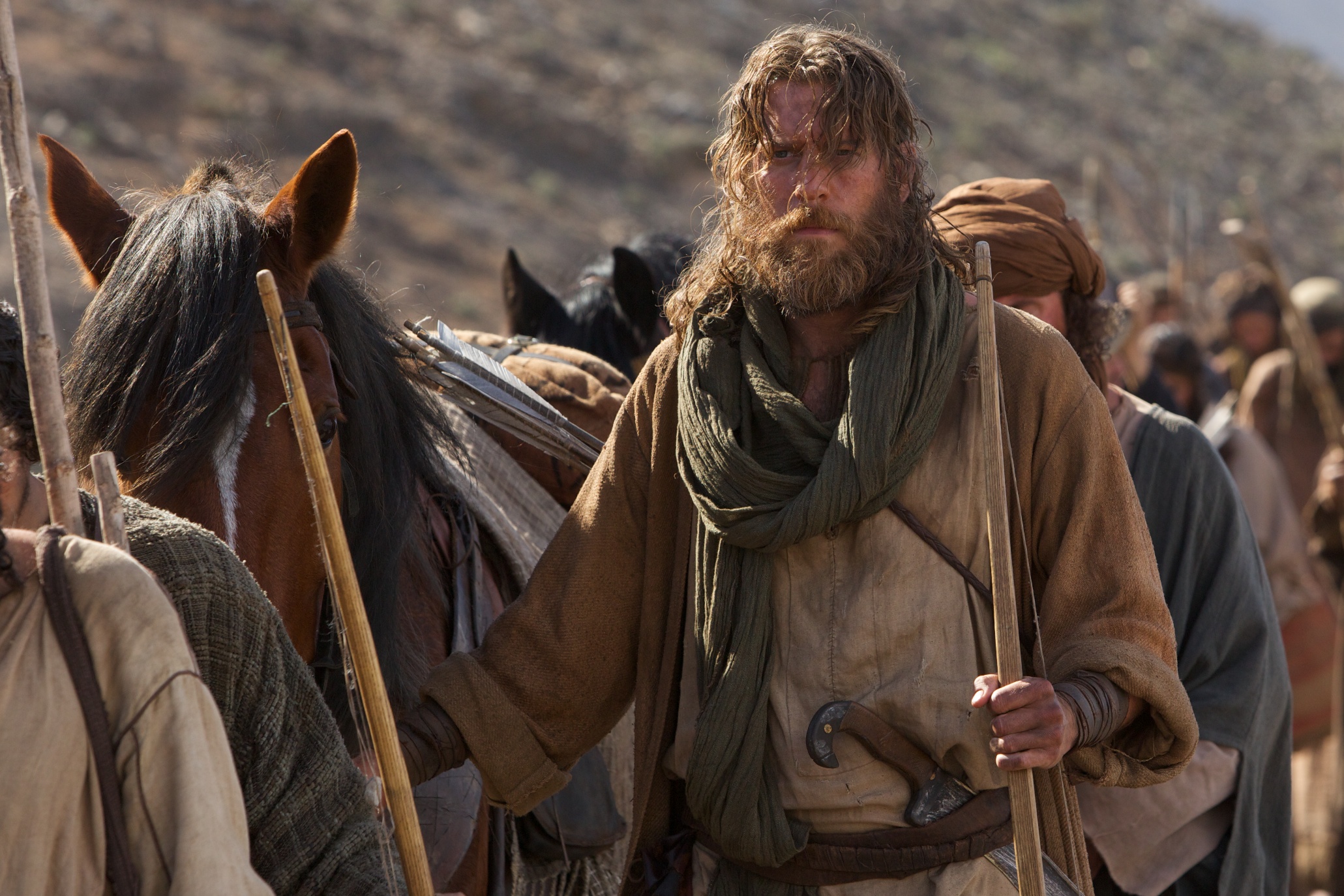 Andrew Tarbet as Aaron in Exodus: Gods and Kings