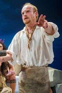 As William Brown in PITCAIRN for Out of Joint, Chichester festival Theatre & Shakespeare's Globe
