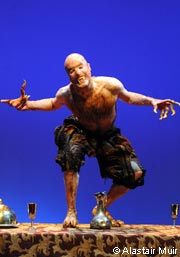 The Beast in BEASTS AND BEAUTIES at Hampstead Theatre