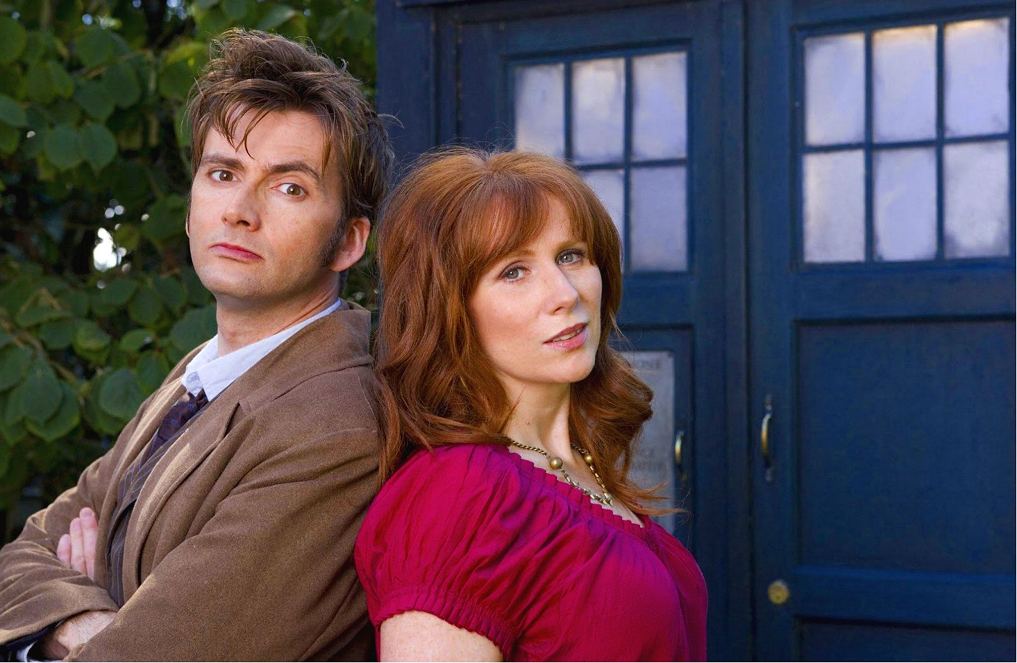 Catherine Tate and David Tennant in Doctor Who (2005)