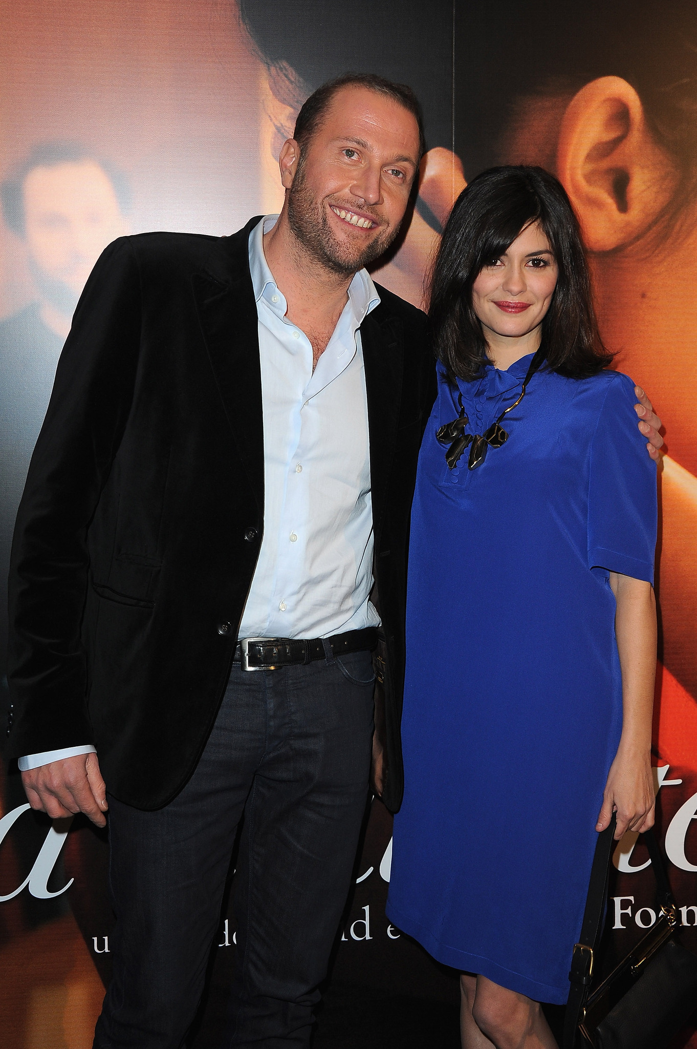 Audrey Tautou and François Damiens at event of Subtilumas (2011)