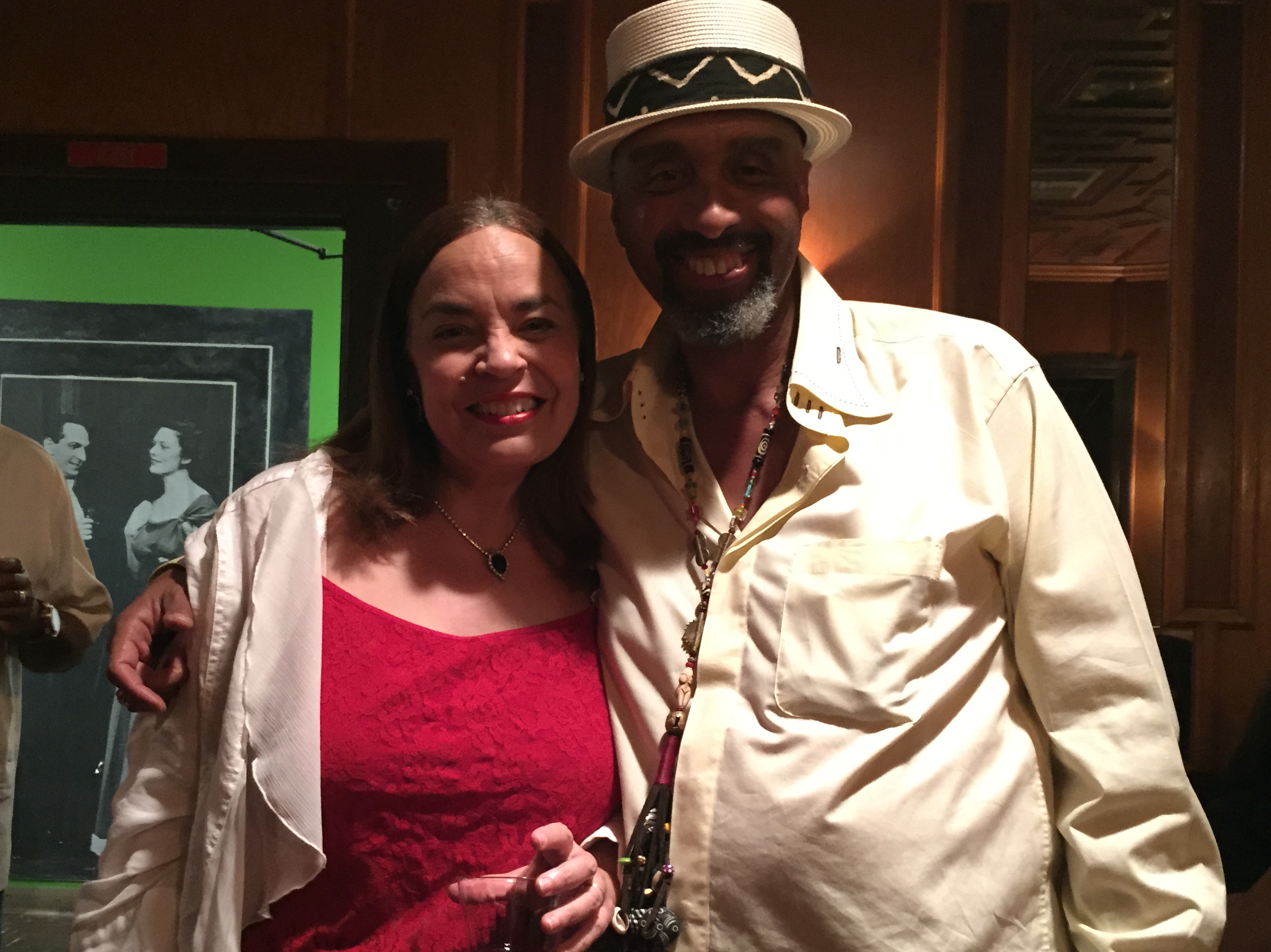 American Actors B.T. Taylor and Nancy Davis at closing night of play Skunky @ the Stella Adler theartre produce my the Town Street theatre Company