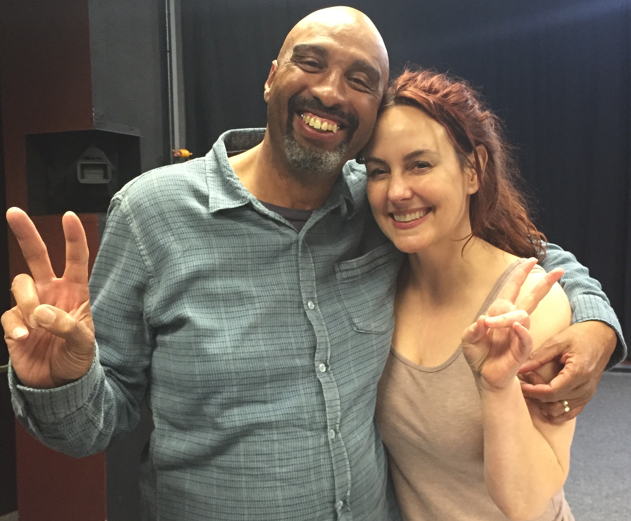 #American Actor B.T. Taylor @ #Yonda Davis Studios With #Lisa Zambetti casting Director for #Criminal Minds who turns out to be a great acting teacher who knows her stuff. Thank you#Yonda Davis for sharing your class with her.A supper acting school.