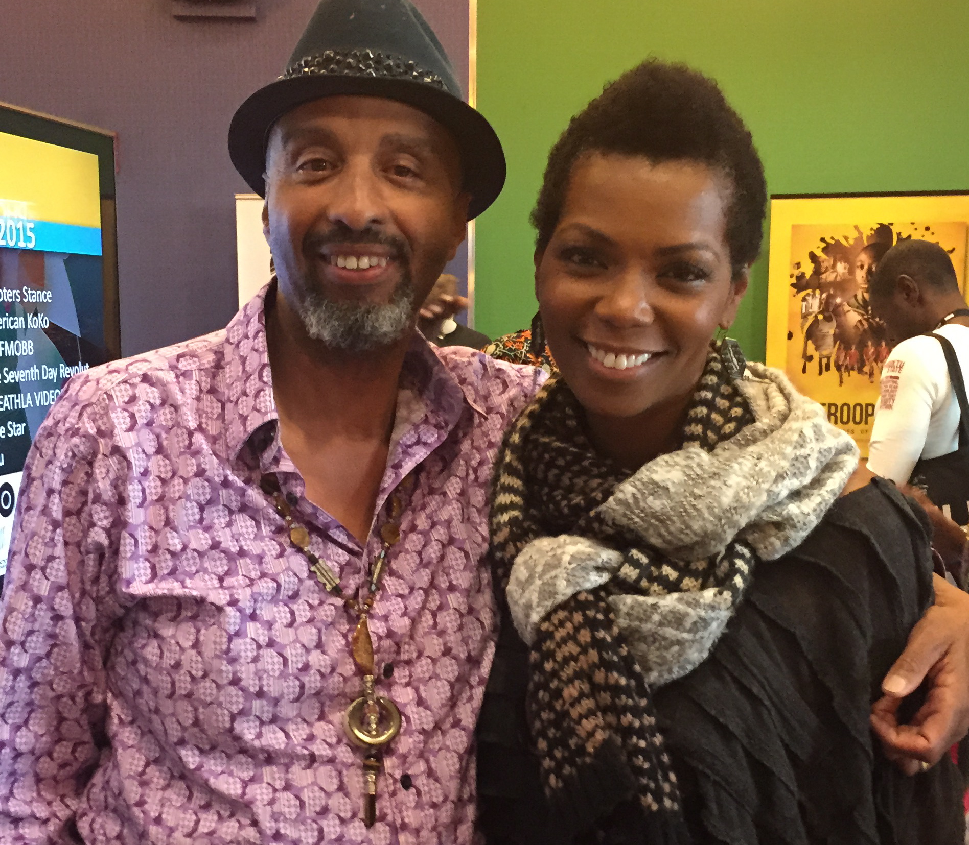 American Actor B.T. Taylor hanging @ the #Pan African Film Festival with American Actress #Vanessa Williams