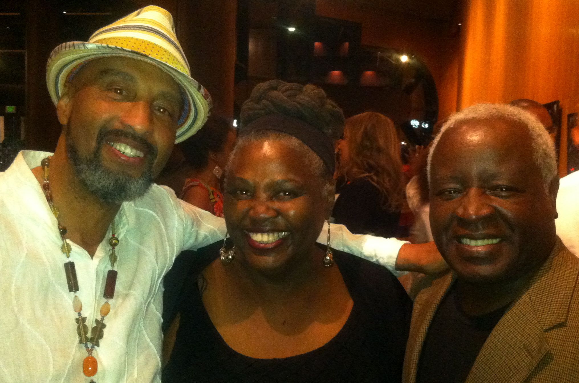 #American Actor #B.T. Taylor hanging out with Actor #Art Evans and his beautiful wife #Babe Evans at the #Directors guild tribute to black directors.