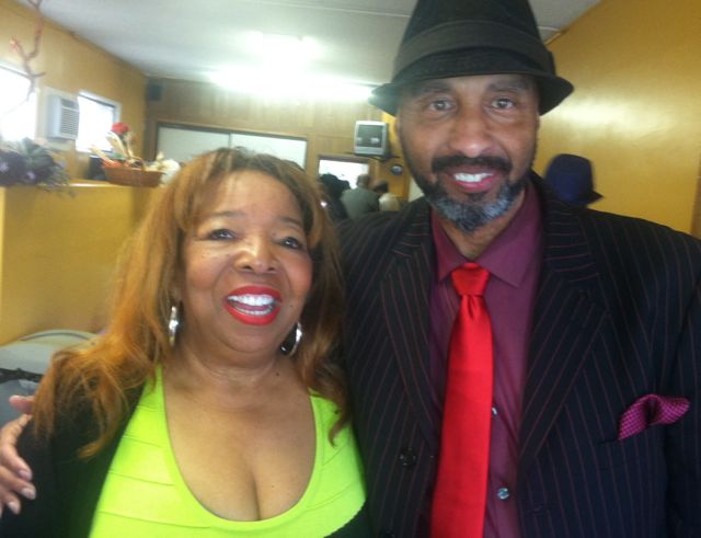 American actor #B.T. Taylor with friend, Singer #Brenda Lee Eager.