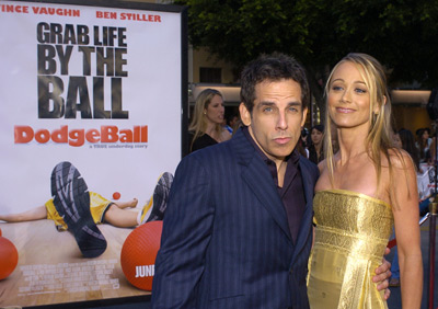 Ben Stiller and Christine Taylor at event of Dodgeball: A True Underdog Story (2004)