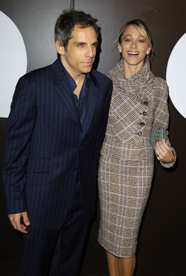 Ben Stiller and Christine Taylor