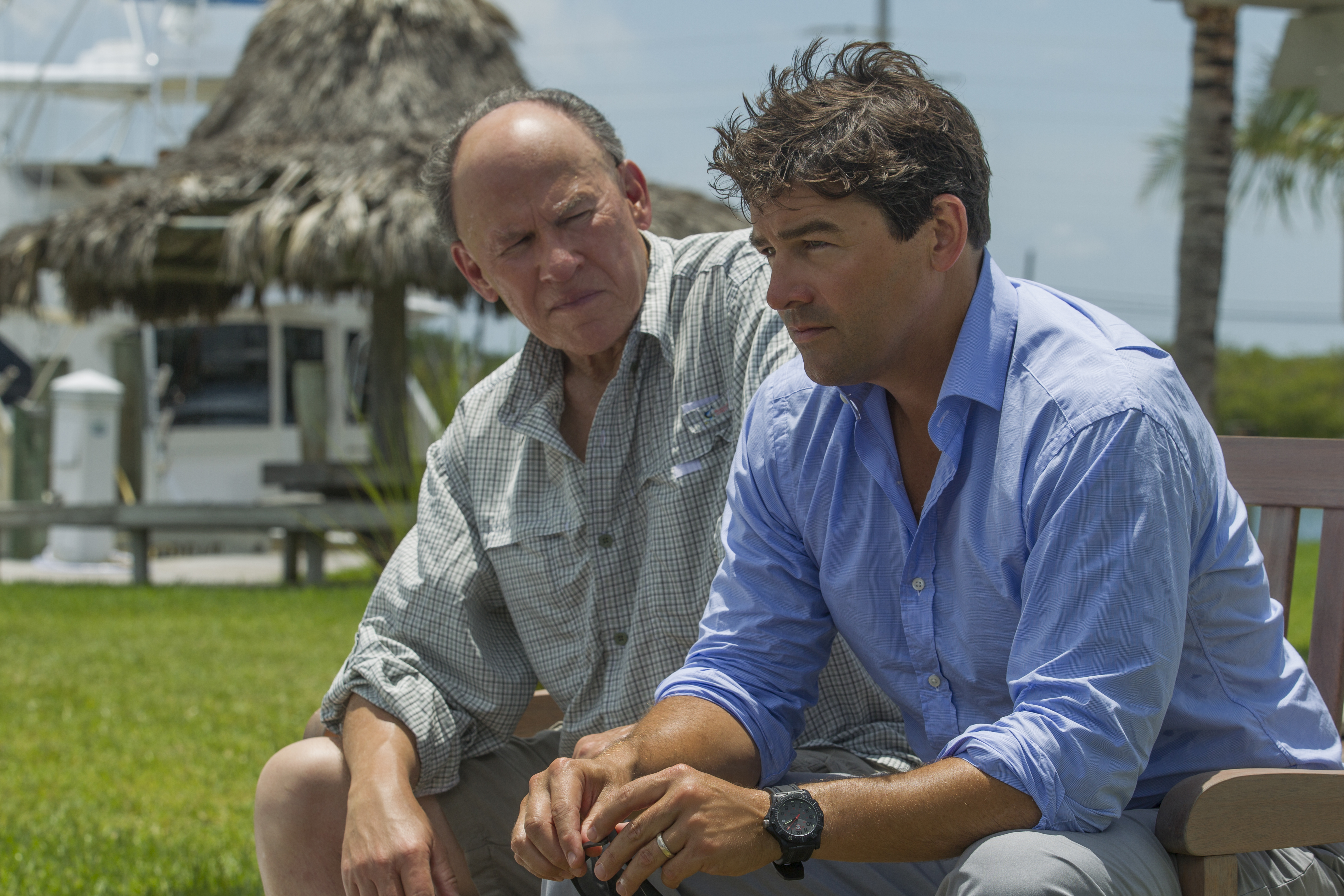 Still of Kyle Chandler and Frank Hoyt Taylor in Bloodline (2015)