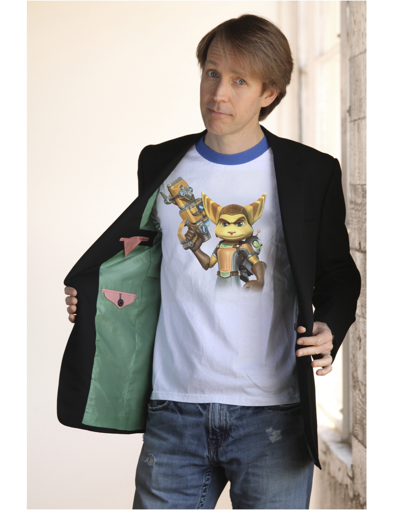 James Arnold Taylor is the voice of Ratchet from Ratchet and Clank