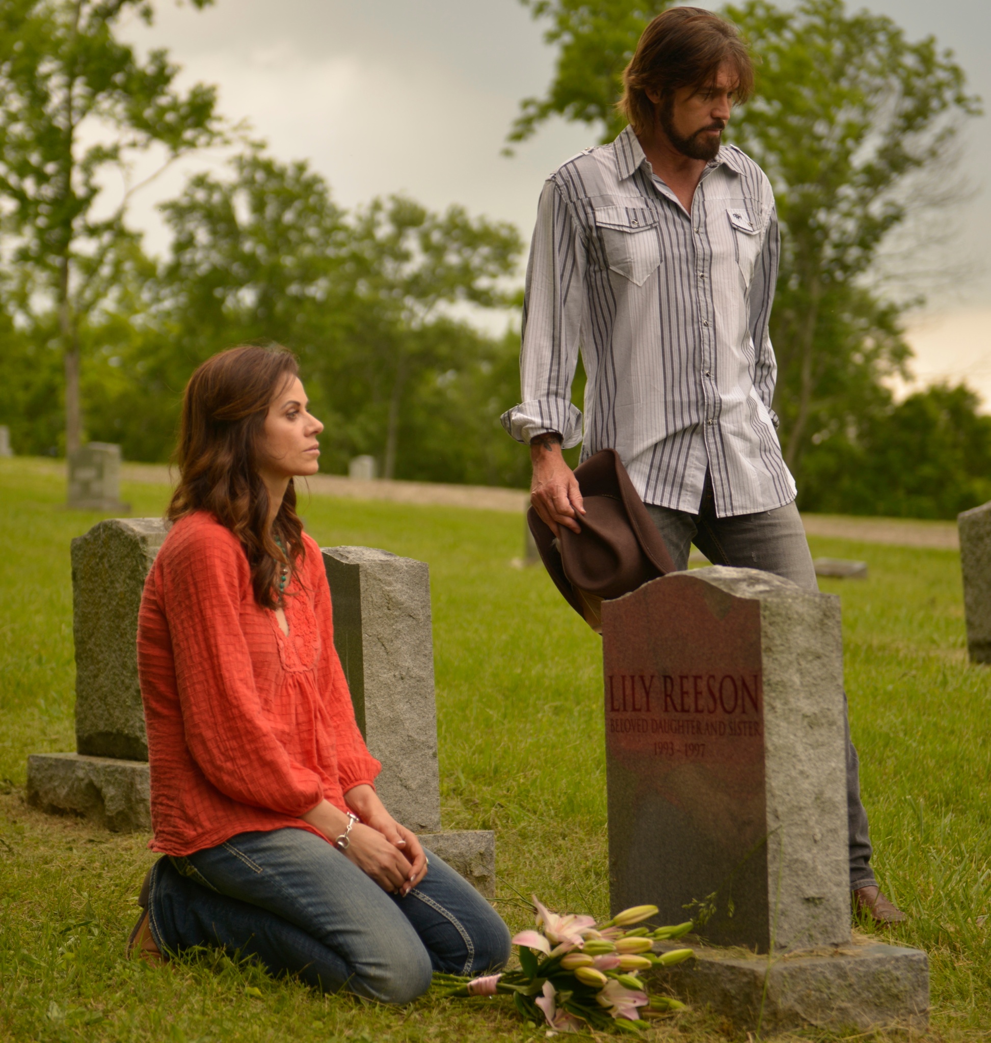 Set photo Jennifer Taylor and Billy Ray Cyrus- Like A Country Song