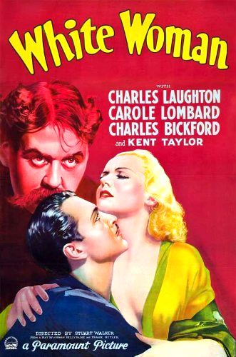 Charles Laughton, Carole Lombard and Kent Taylor in White Woman (1933)