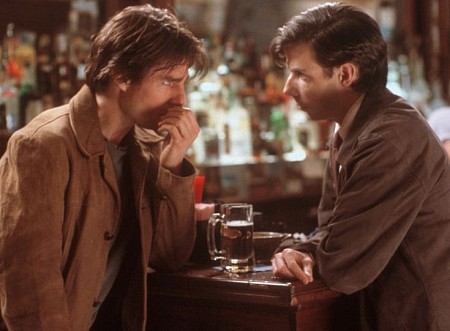 Still of Tom Cruise and Noah Taylor in Vanilinis dangus (2001)