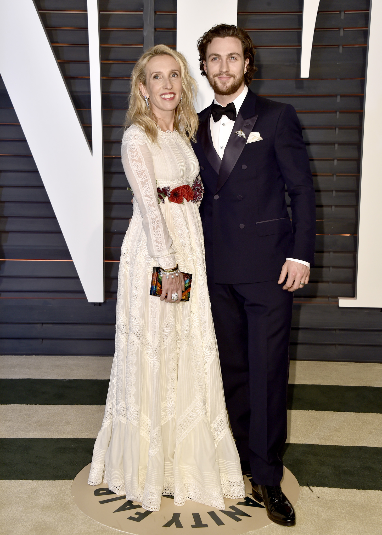 Sam Taylor-Johnson and Aaron Taylor-Johnson at event of The Oscars (2015)